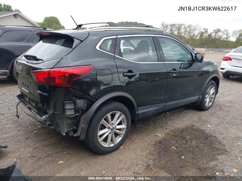 JN1BJ1CR3KW622617 2019 Nissan Rogue Sport Sv