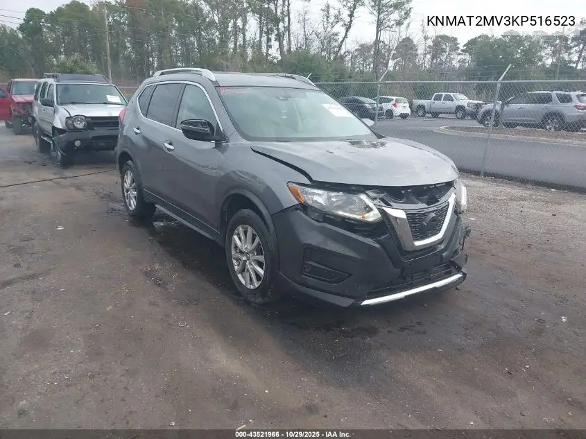 KNMAT2MV3KP516523 2019 Nissan Rogue Sv