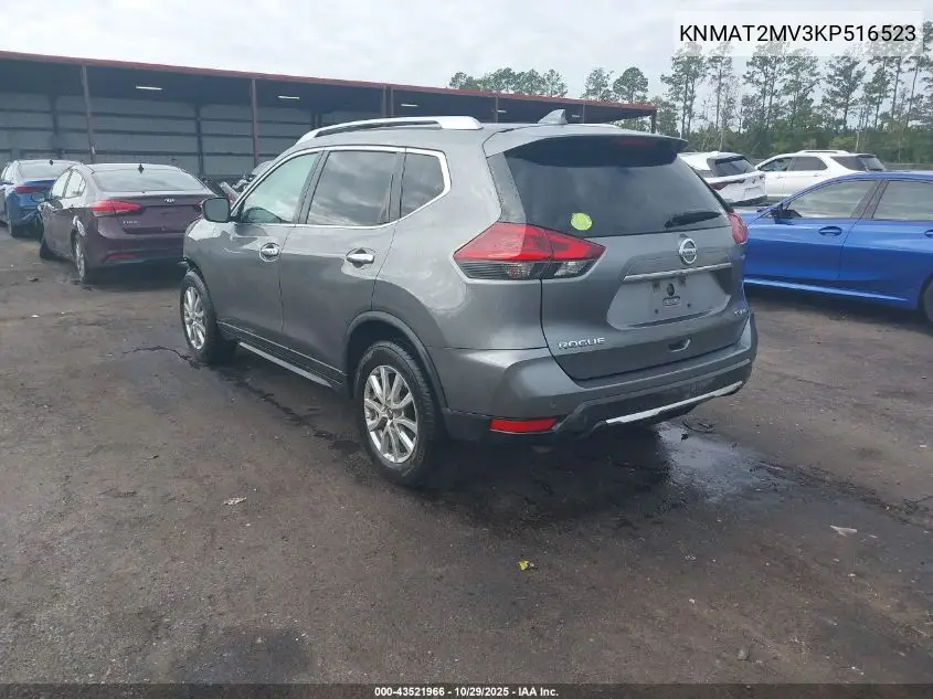 KNMAT2MV3KP516523 2019 Nissan Rogue Sv