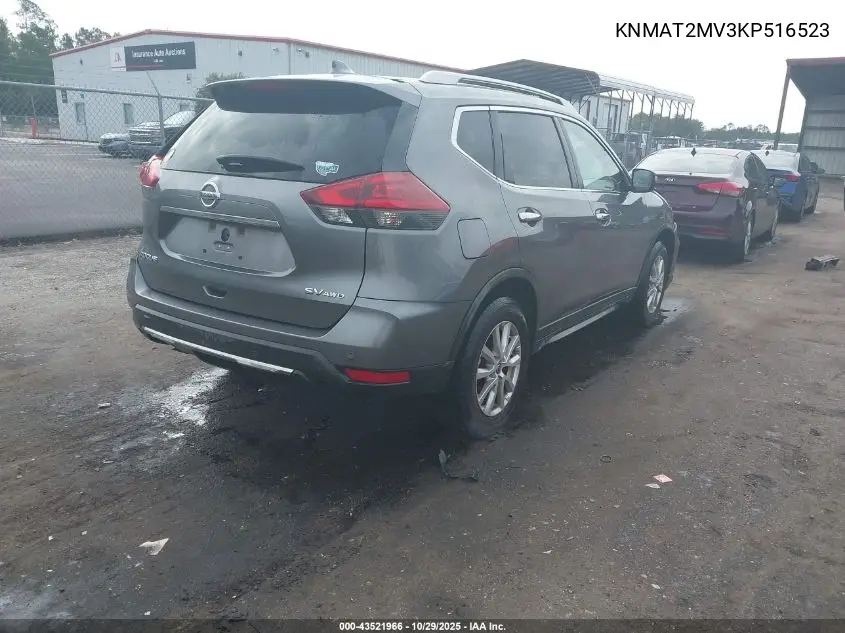 KNMAT2MV3KP516523 2019 Nissan Rogue Sv