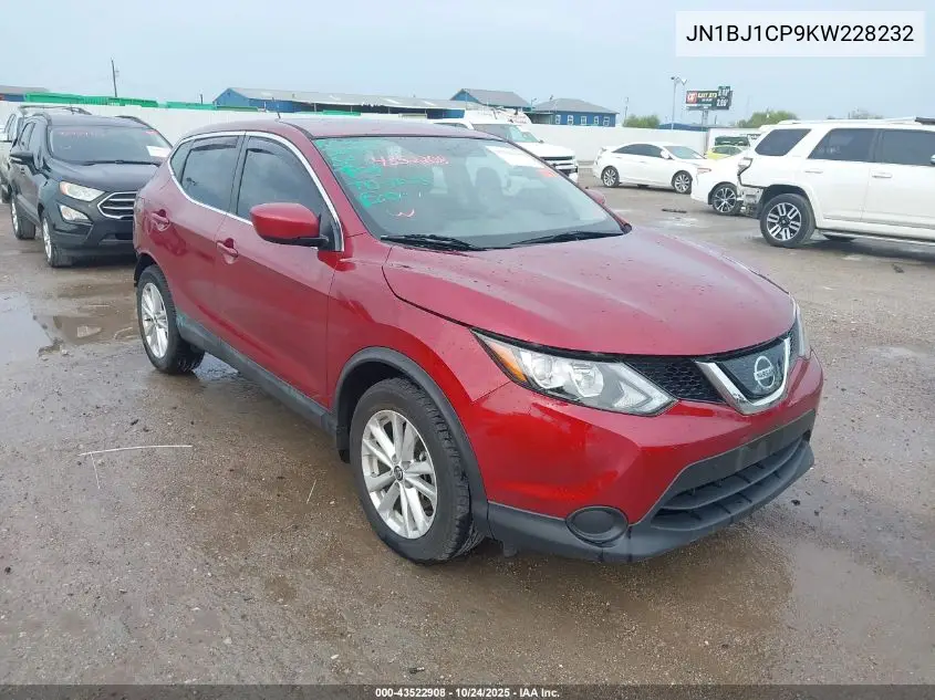 JN1BJ1CP9KW228232 2019 Nissan Rogue Sport S