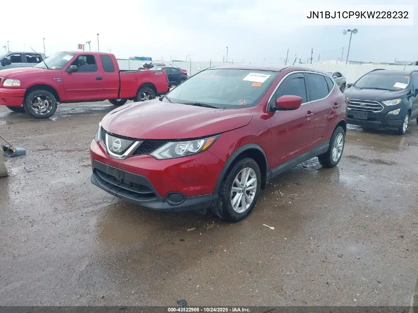 JN1BJ1CP9KW228232 2019 Nissan Rogue Sport S