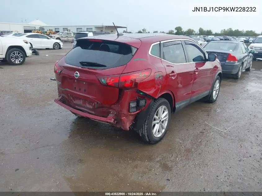 JN1BJ1CP9KW228232 2019 Nissan Rogue Sport S