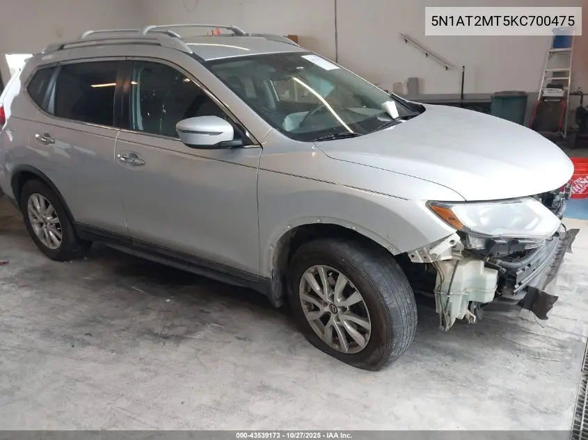 5N1AT2MT5KC700475 2019 Nissan Rogue S