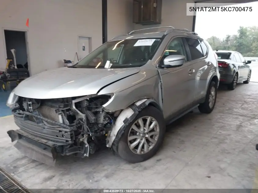 5N1AT2MT5KC700475 2019 Nissan Rogue S