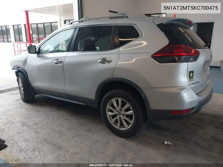 5N1AT2MT5KC700475 2019 Nissan Rogue S