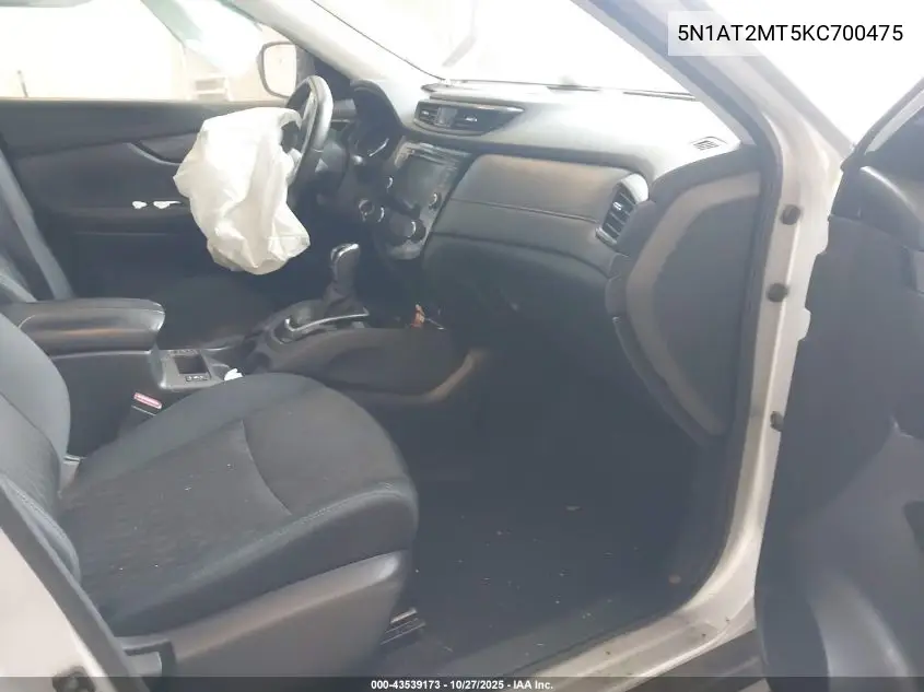 5N1AT2MT5KC700475 2019 Nissan Rogue S