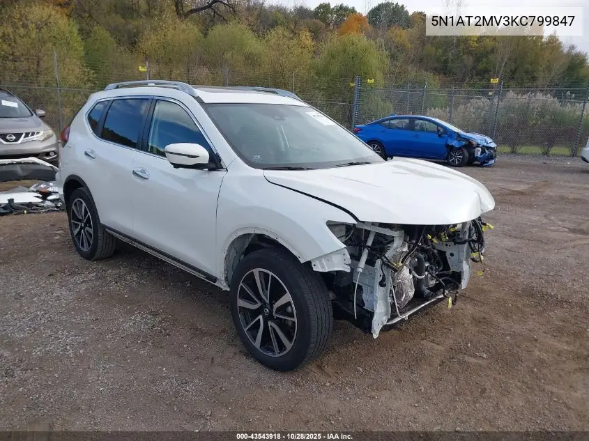 5N1AT2MV3KC799847 2019 Nissan Rogue Sl
