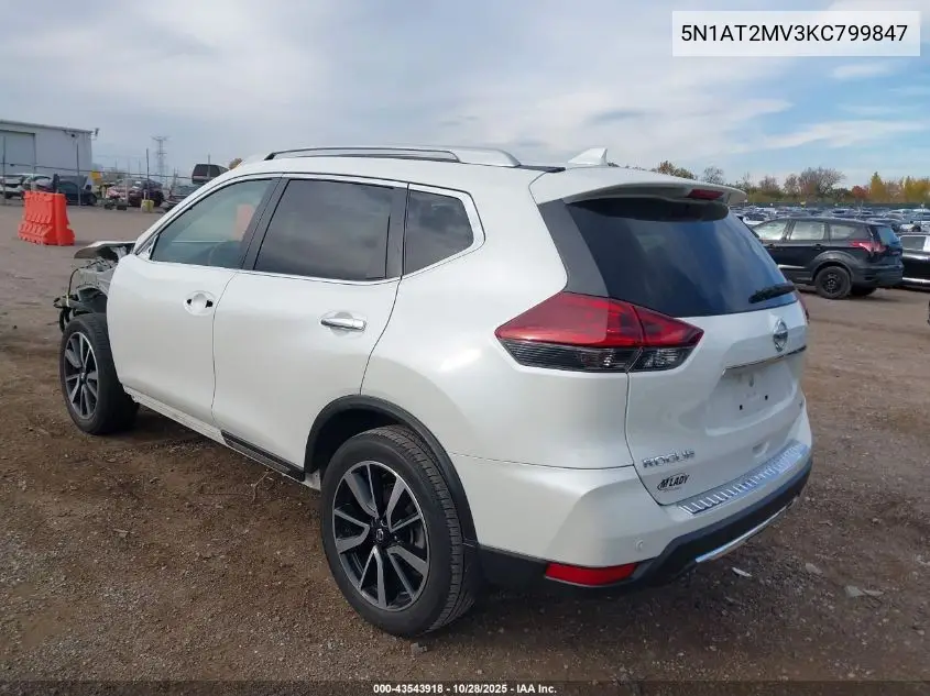 5N1AT2MV3KC799847 2019 Nissan Rogue Sl