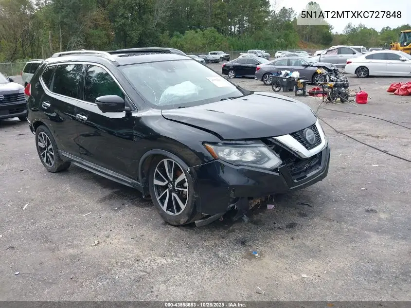 5N1AT2MTXKC727848 2019 Nissan Rogue Sl