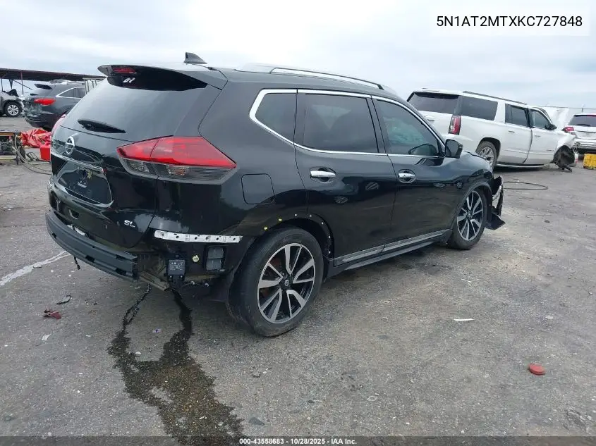 5N1AT2MTXKC727848 2019 Nissan Rogue Sl