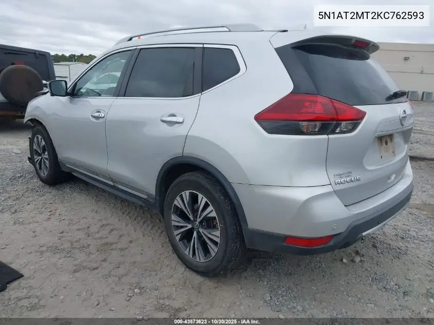 5N1AT2MT2KC762593 2019 Nissan Rogue Sl