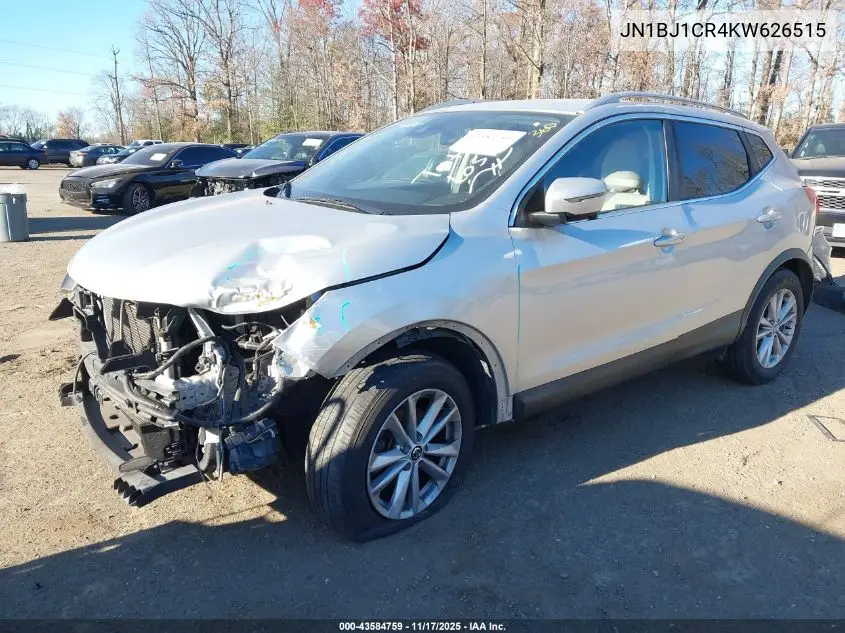 JN1BJ1CR4KW626515 2019 Nissan Rogue Sport Sv