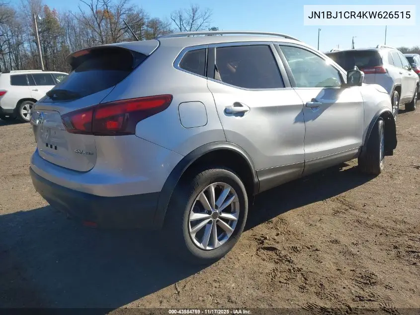 JN1BJ1CR4KW626515 2019 Nissan Rogue Sport Sv