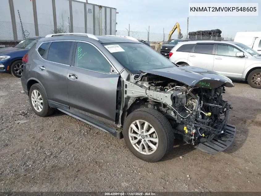 KNMAT2MV0KP548605 2019 Nissan Rogue Sv