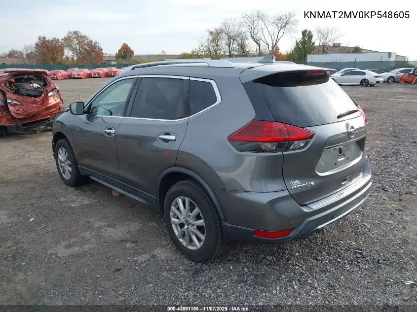 KNMAT2MV0KP548605 2019 Nissan Rogue Sv