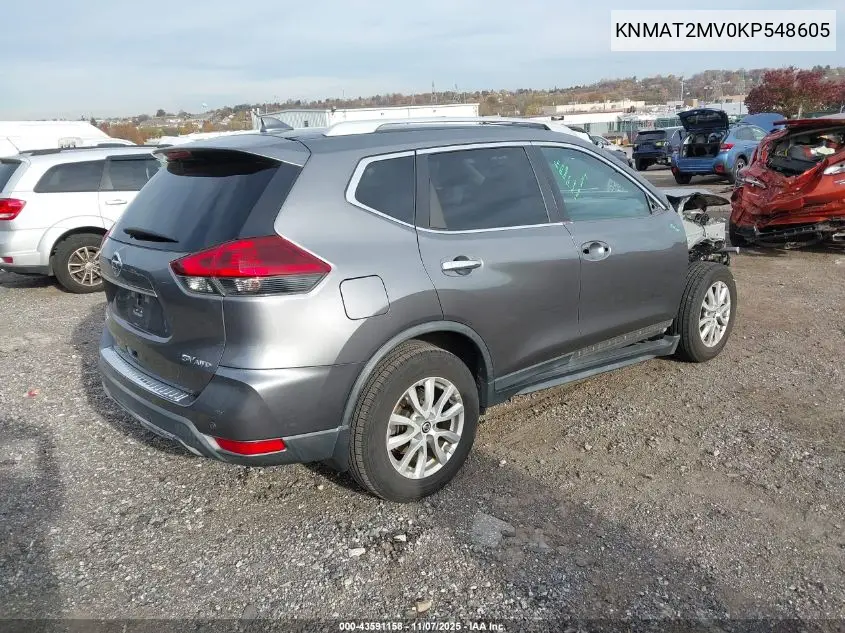 KNMAT2MV0KP548605 2019 Nissan Rogue Sv