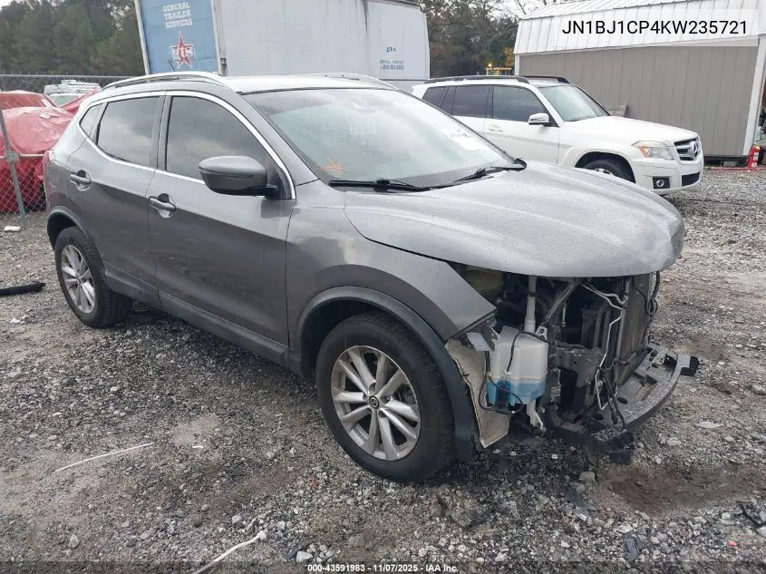 JN1BJ1CP4KW235721 2019 Nissan Rogue Sport Sv