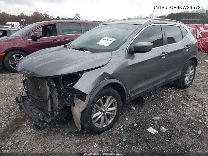JN1BJ1CP4KW235721 2019 Nissan Rogue Sport Sv