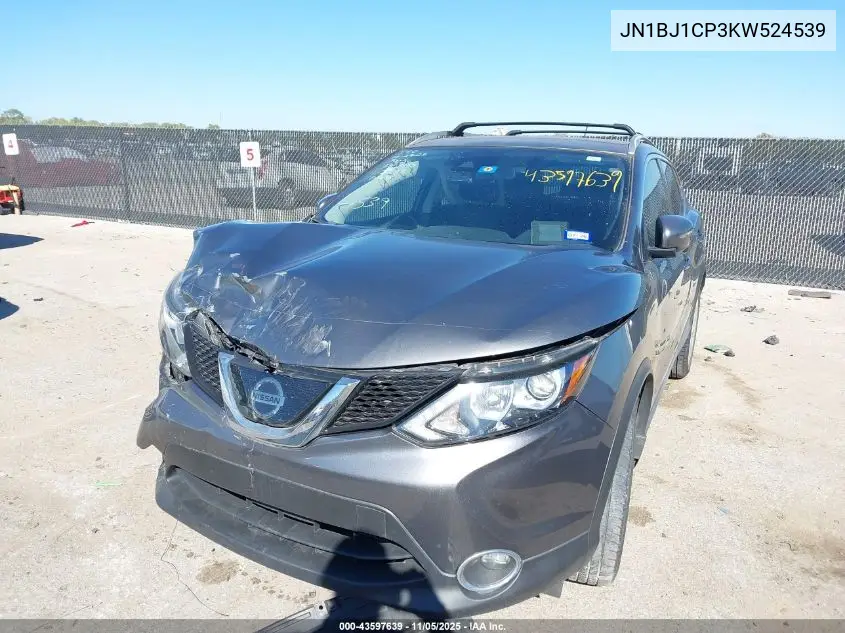 JN1BJ1CP3KW524539 2019 Nissan Rogue Sport Sv