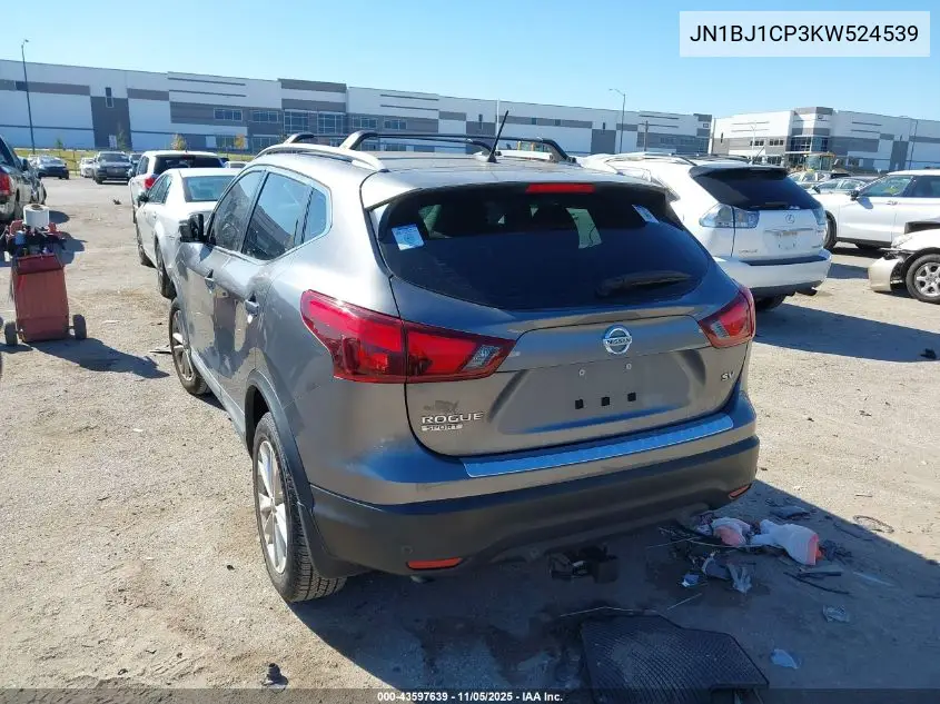 JN1BJ1CP3KW524539 2019 Nissan Rogue Sport Sv