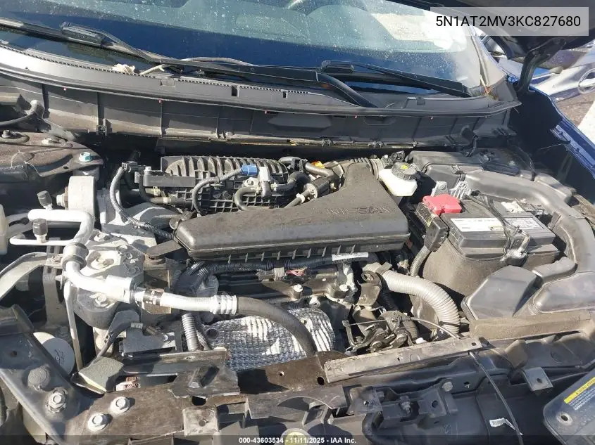 5N1AT2MV3KC827680 2019 Nissan Rogue Sl