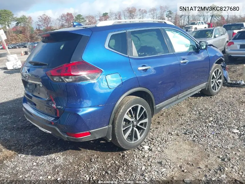 5N1AT2MV3KC827680 2019 Nissan Rogue Sl