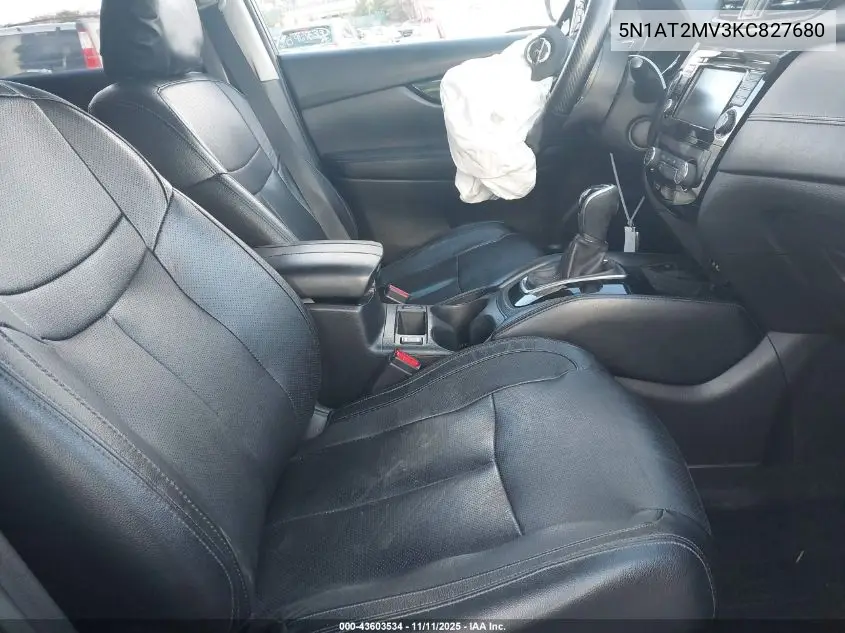 5N1AT2MV3KC827680 2019 Nissan Rogue Sl