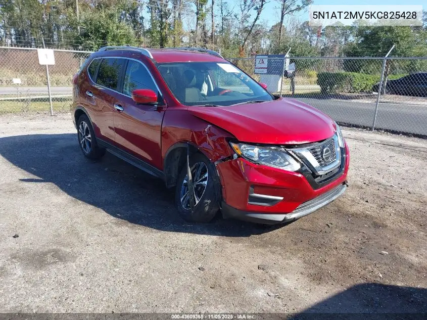 5N1AT2MV5KC825428 2019 Nissan Rogue Sv