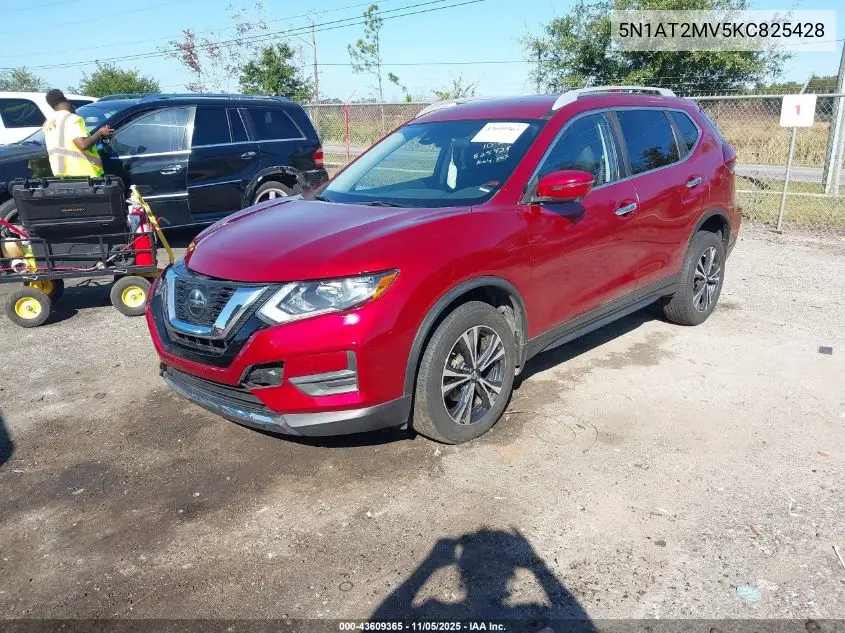 5N1AT2MV5KC825428 2019 Nissan Rogue Sv