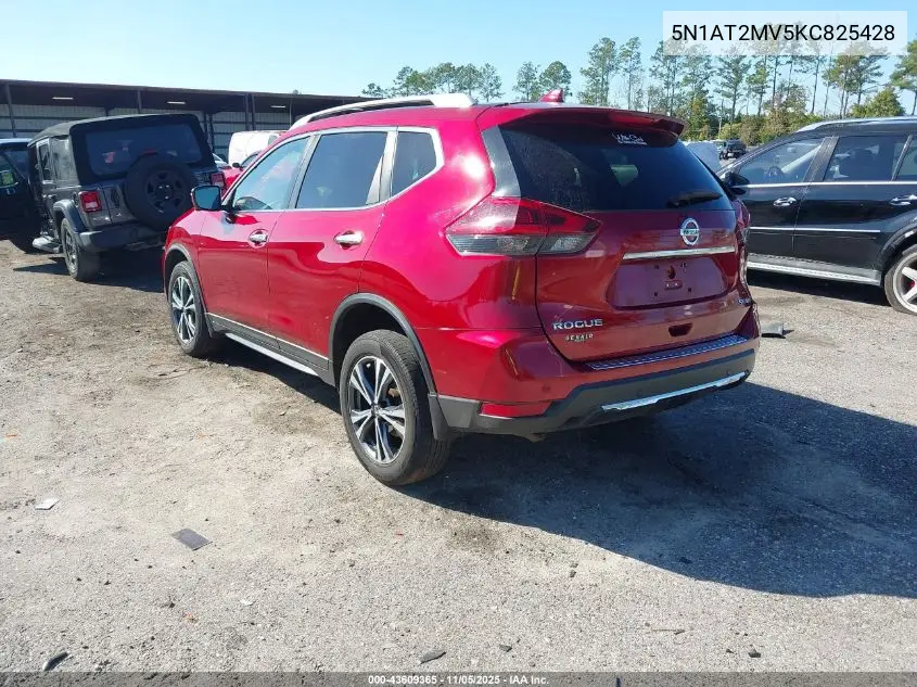 5N1AT2MV5KC825428 2019 Nissan Rogue Sv