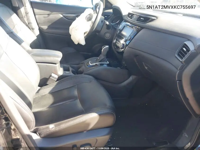 5N1AT2MVXKC755697 2019 Nissan Rogue Sl