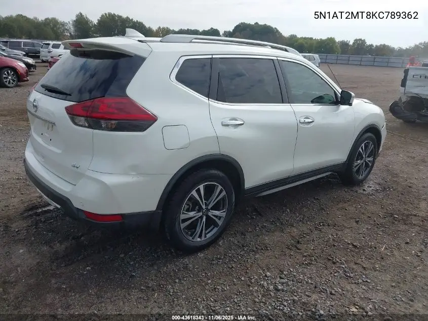 5N1AT2MT8KC789362 2019 Nissan Rogue Sv