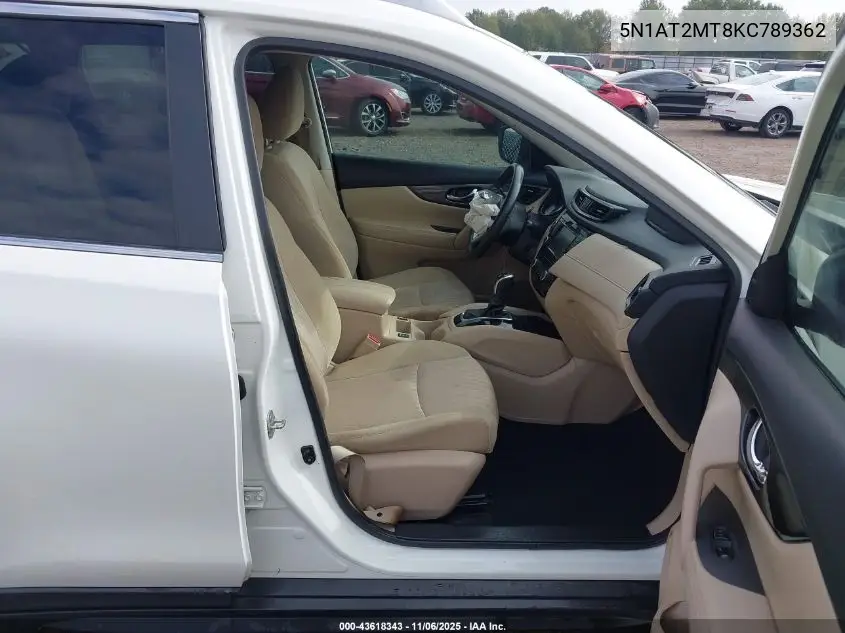 5N1AT2MT8KC789362 2019 Nissan Rogue Sv
