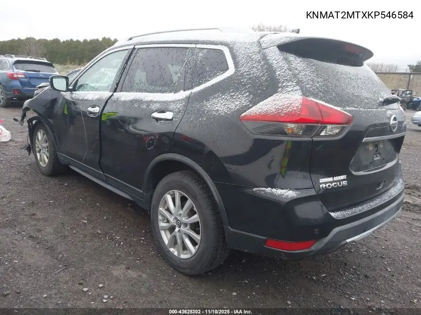 KNMAT2MTXKP546584 2019 Nissan Rogue Sv