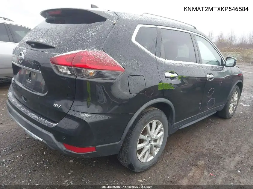 KNMAT2MTXKP546584 2019 Nissan Rogue Sv