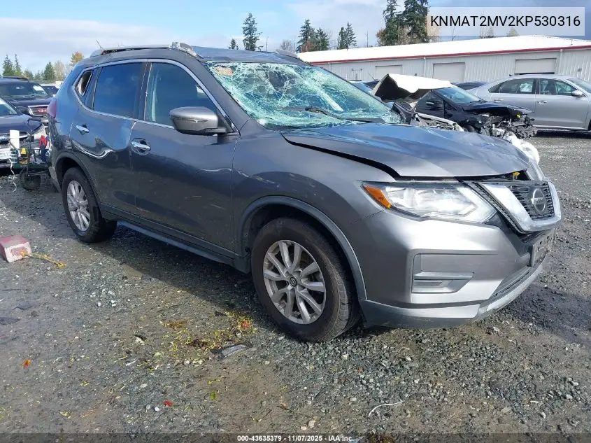 KNMAT2MV2KP530316 2019 Nissan Rogue Sv