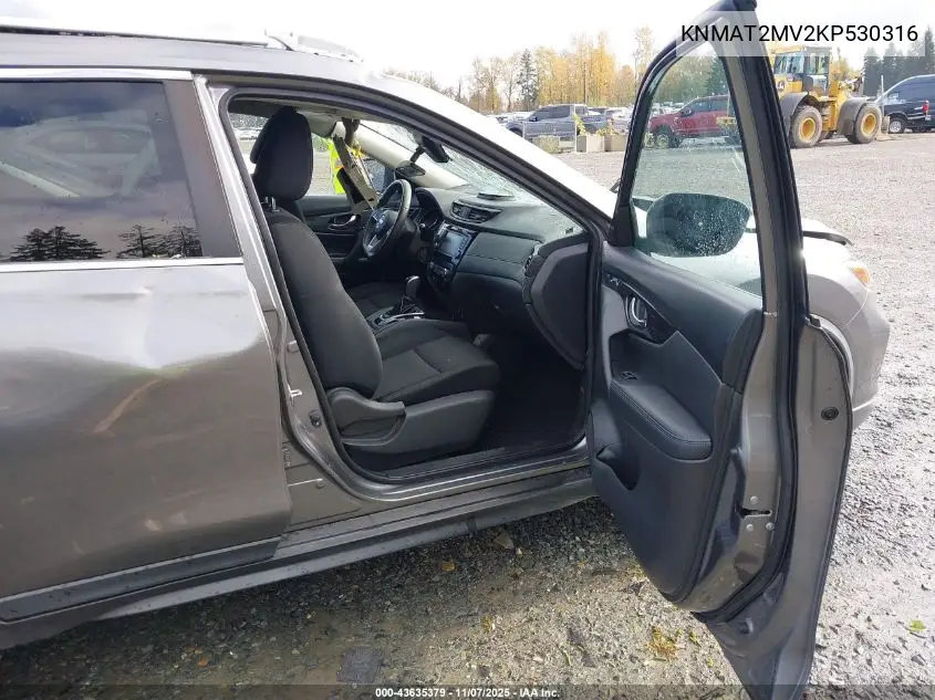 KNMAT2MV2KP530316 2019 Nissan Rogue Sv