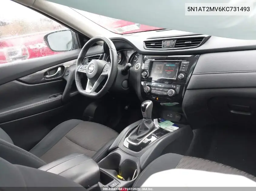 5N1AT2MV6KC731493 2019 Nissan Rogue Sv
