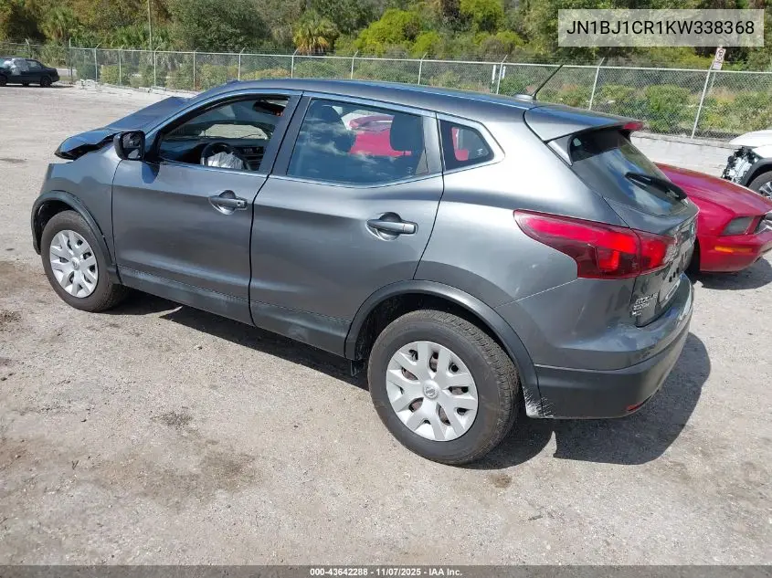 JN1BJ1CR1KW338368 2019 Nissan Rogue Sport S