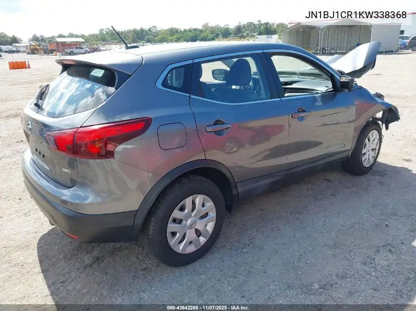 JN1BJ1CR1KW338368 2019 Nissan Rogue Sport S