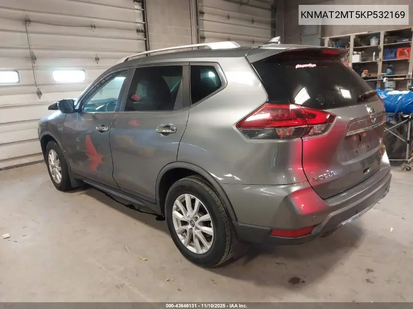 KNMAT2MT5KP532169 2019 Nissan Rogue Sv