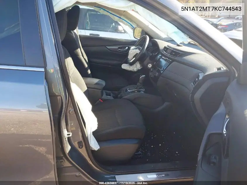 5N1AT2MT7KC744543 2019 Nissan Rogue S