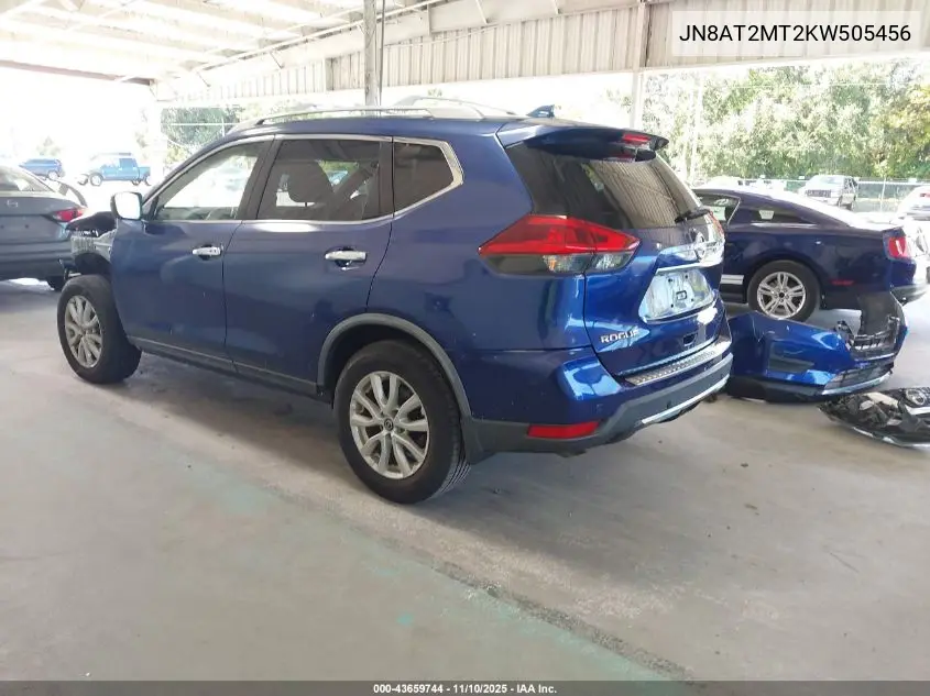 JN8AT2MT2KW505456 2019 Nissan Rogue Sv