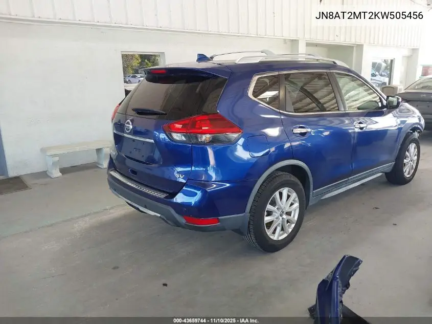JN8AT2MT2KW505456 2019 Nissan Rogue Sv