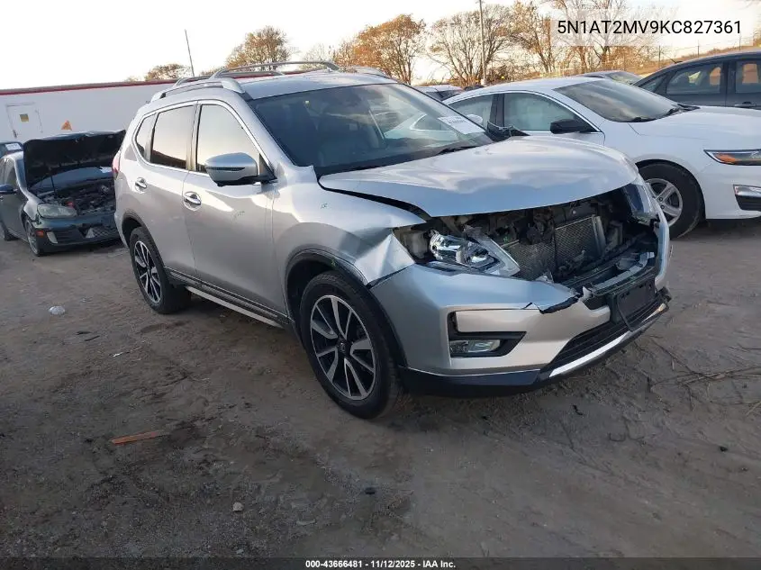 5N1AT2MV9KC827361 2019 Nissan Rogue Sl