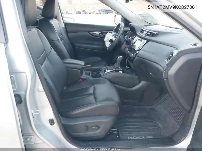 5N1AT2MV9KC827361 2019 Nissan Rogue Sl