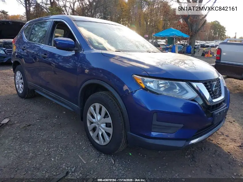 5N1AT2MVXKC842161 2019 Nissan Rogue S