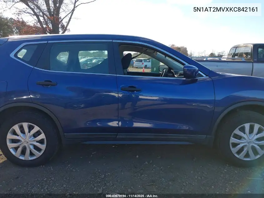 5N1AT2MVXKC842161 2019 Nissan Rogue S