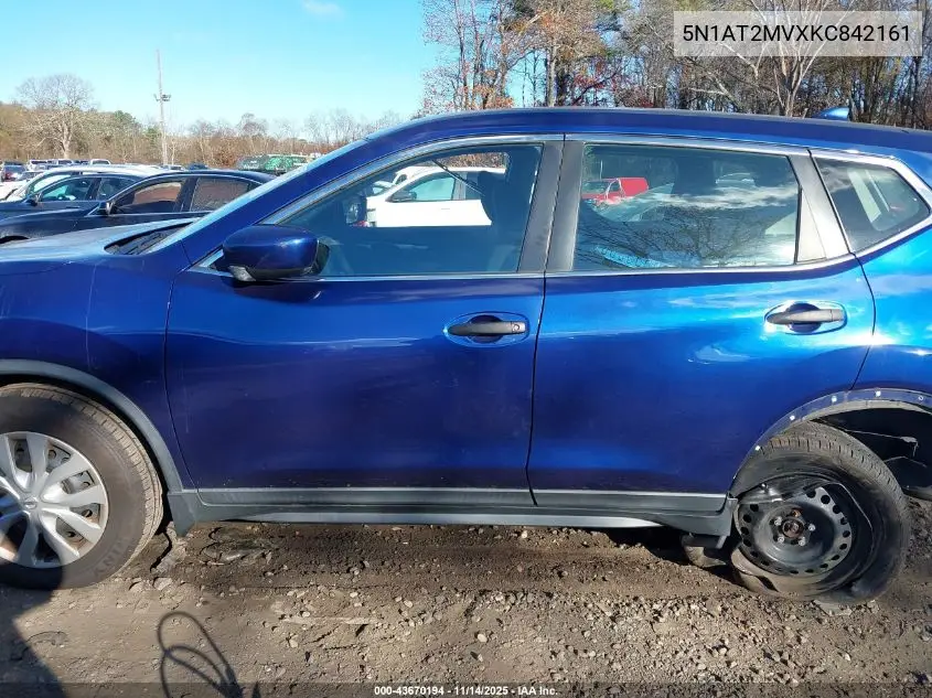 5N1AT2MVXKC842161 2019 Nissan Rogue S